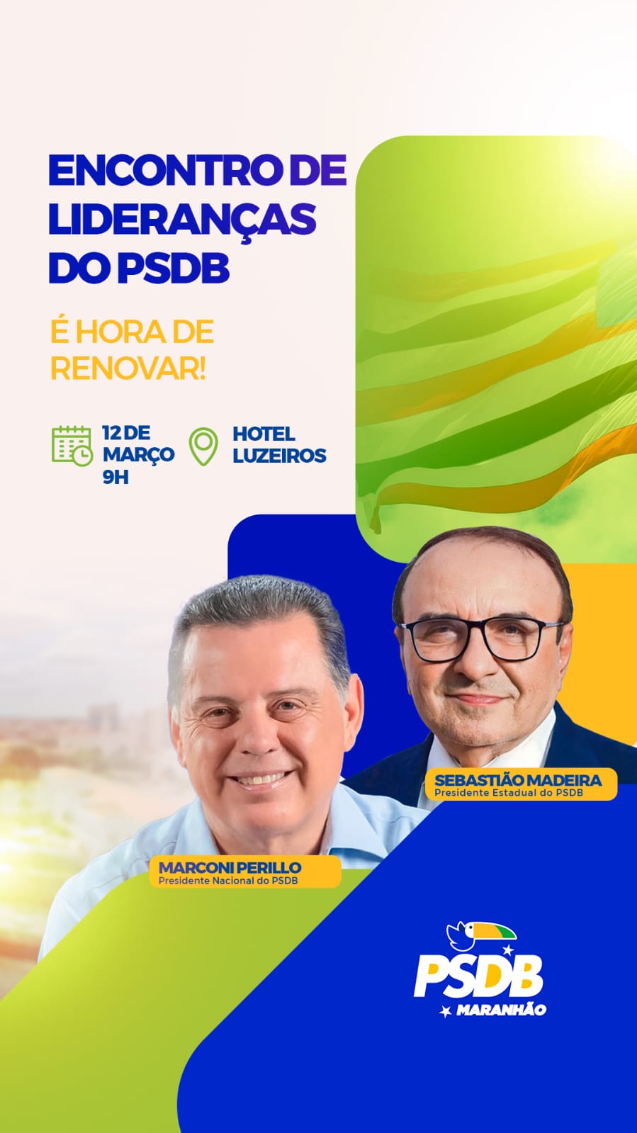 PSDB reúne lideranças em encontro estadual nesta terça-feira (12)