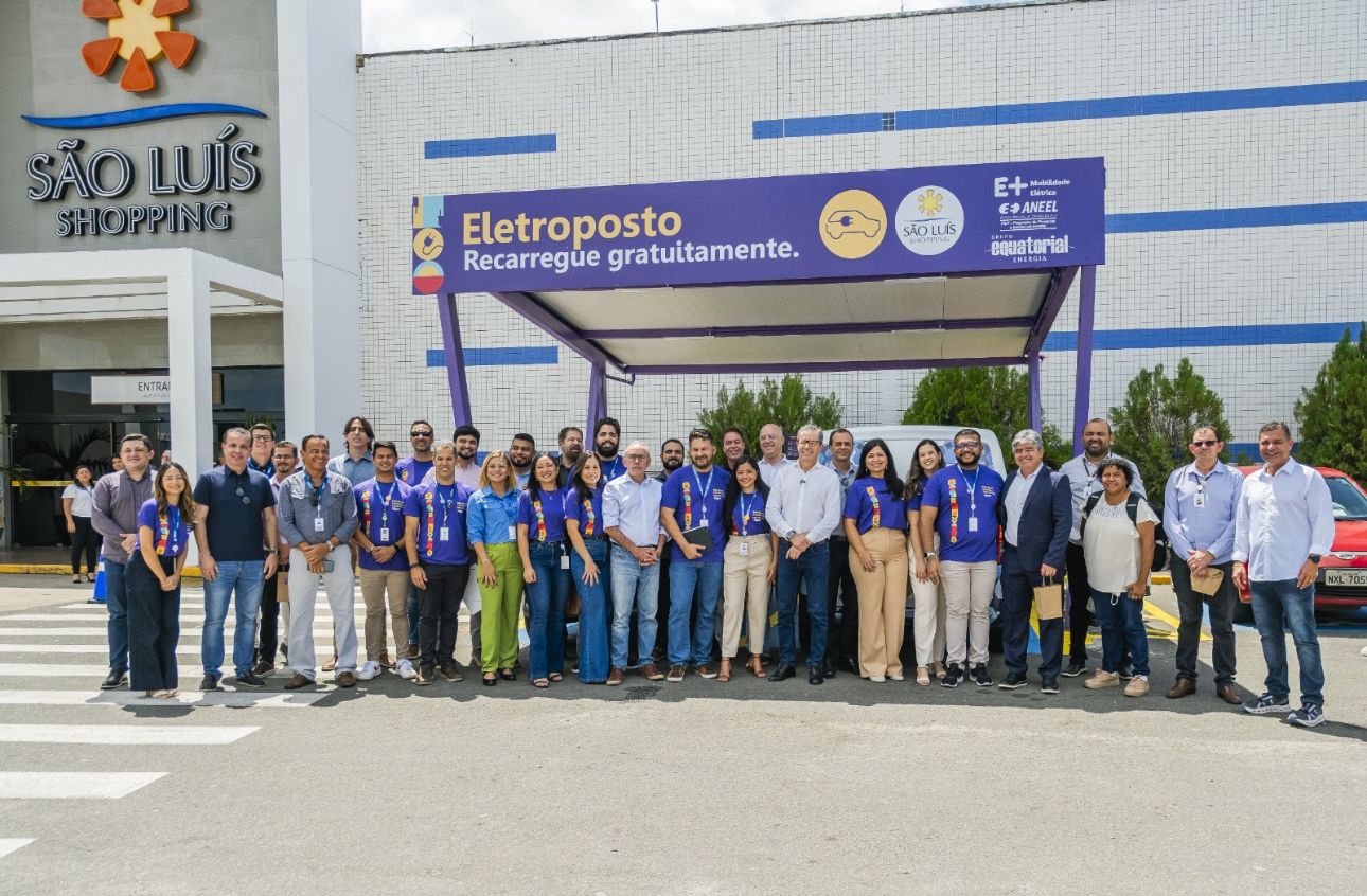 Equatorial lança oficialmente a “Rota do Sol” e inaugura Eletroposto do São Luís Shopping