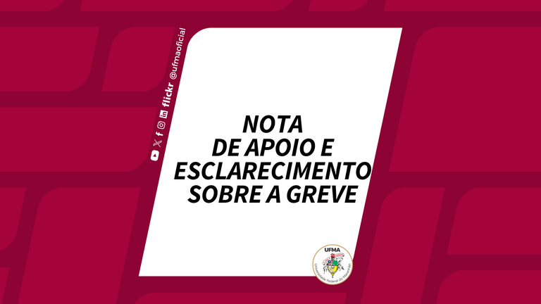 Nota de apoio e esclarecimentos sobre a greve dos docentes