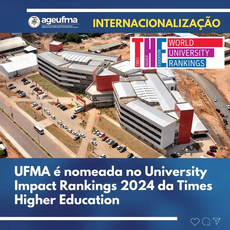 UFMA é nomeada no University Impact Rankings 2024 da Times Higher Education