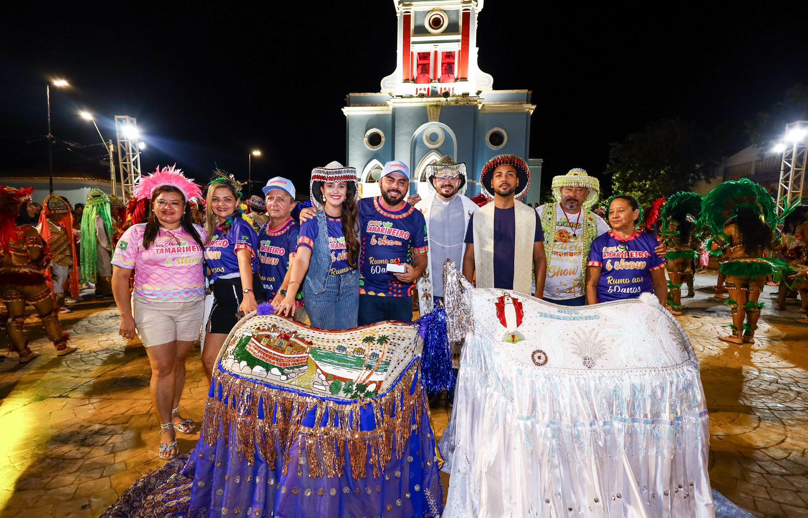 Dudu Diniz celebra a cultura batizando grupos juninos em São José de Ribamar
