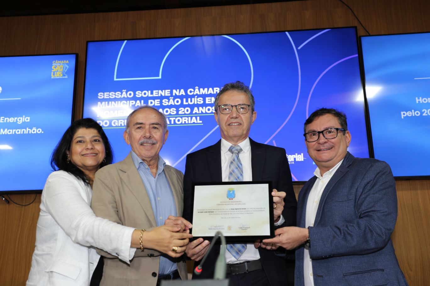 Sessão Solene promovida pela Câmara Municipal de São Luís destaca a contribuição da Equatorial para o desenvolvimento de São Luís e do Estado