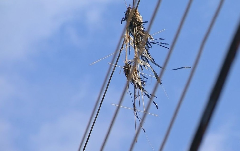 Alerta para a prevenção de acidentes com pipas na rede elétrica