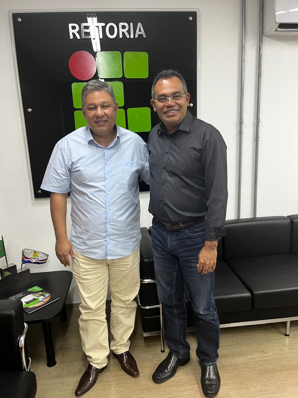 Pré-Candidato a Vereador pelo PT, Honorato Fernandes, Visita Reitor do IFMA