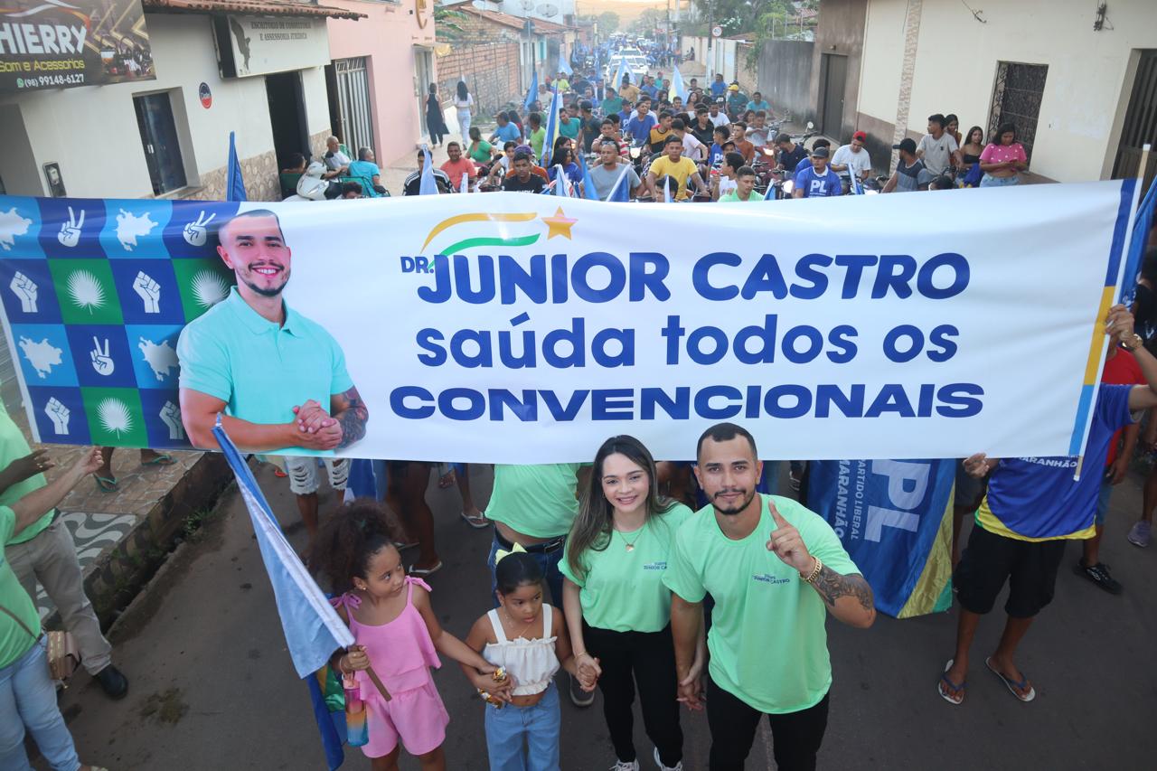 Júnior Castro mostra força ao lançar pré-candidatura a vereador com “arrastão” em Vargem Grande