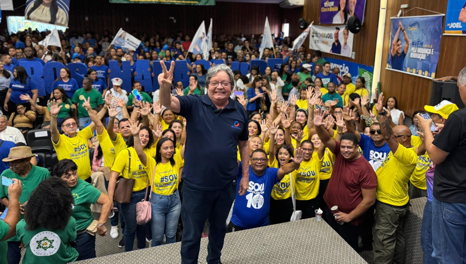 Dr. Gutemberg oficializa candidatura à reeleição a vereador e reafirma apoio à reeleição de Braide