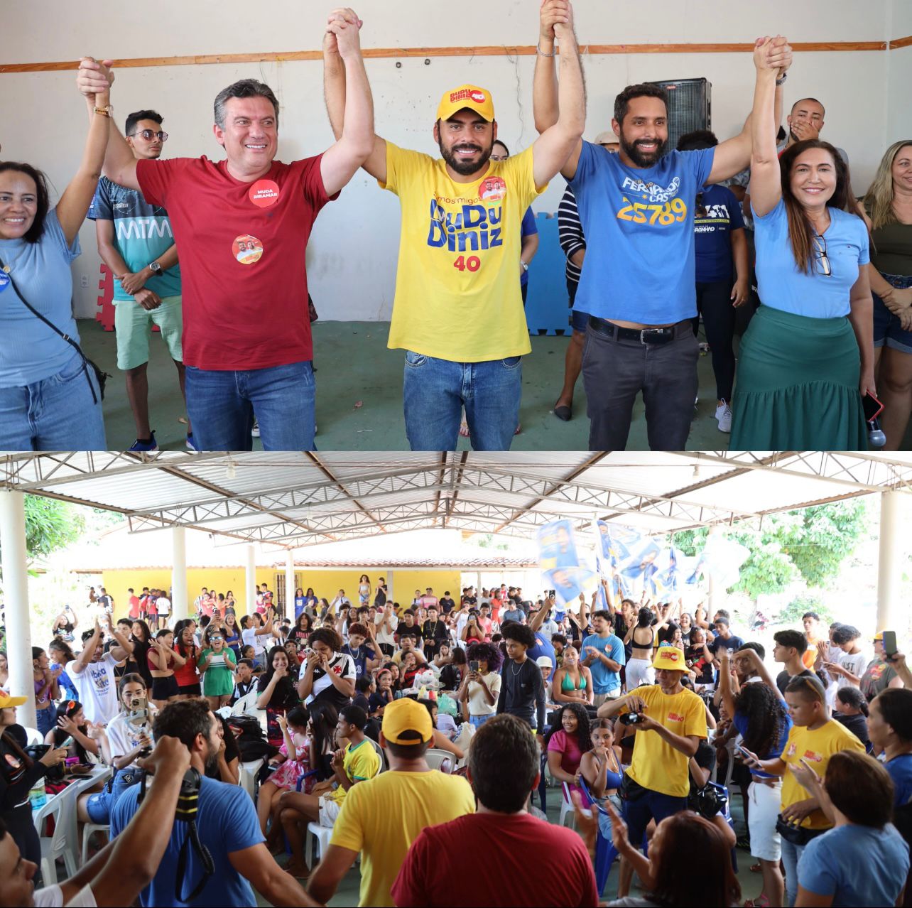 Juventude lotou evento em apoio a Dudu Diniz em São José de Ribamar