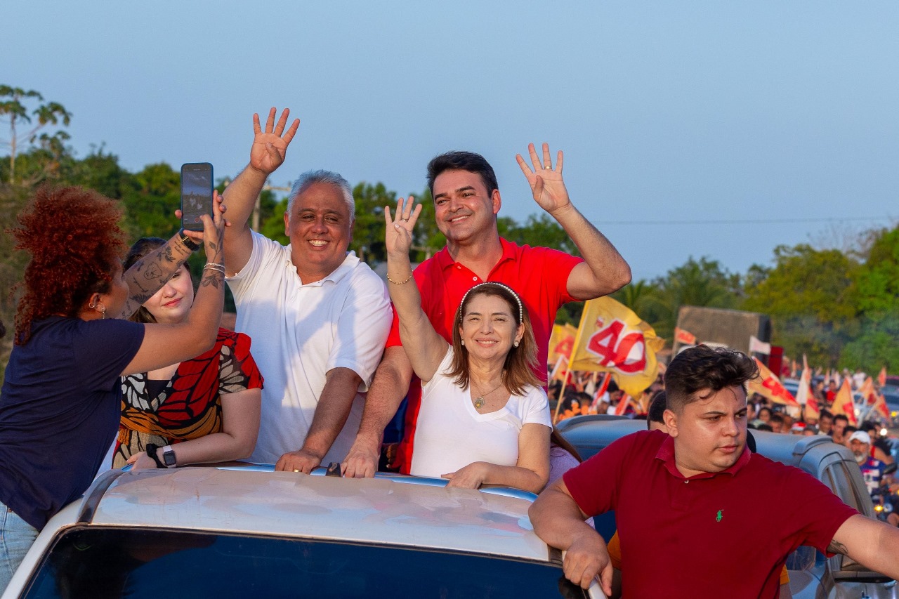 Iracema Vale reforça apoio à candidatura de Saulo Machado em Anajatuba durante ato político