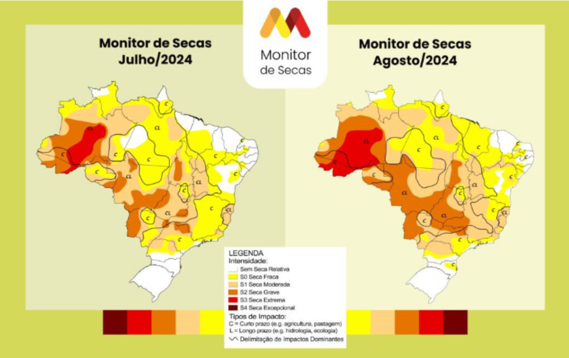 Monitoramento mostra avanço da seca no Maranhão