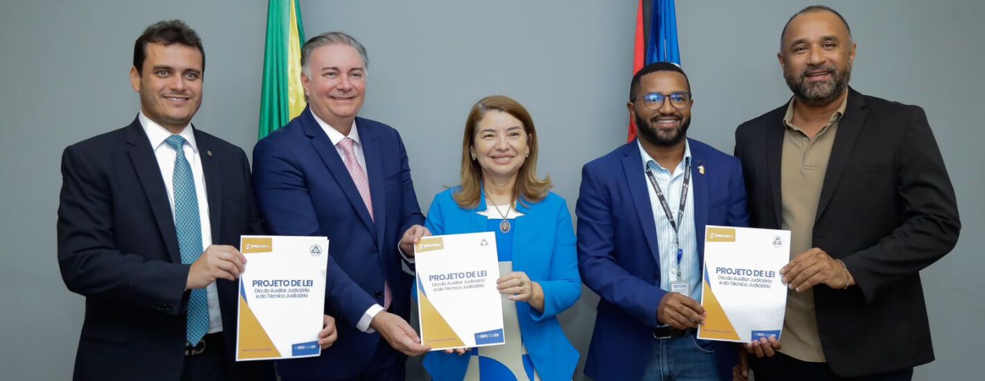 Assembleia recebe projeto do TJ/MA que cria Dia do Auxiliar e do Técnico Judiciário