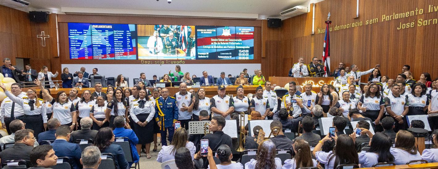 Alema realiza sessão solene em homenagem ao Dia da Reforma Protestante