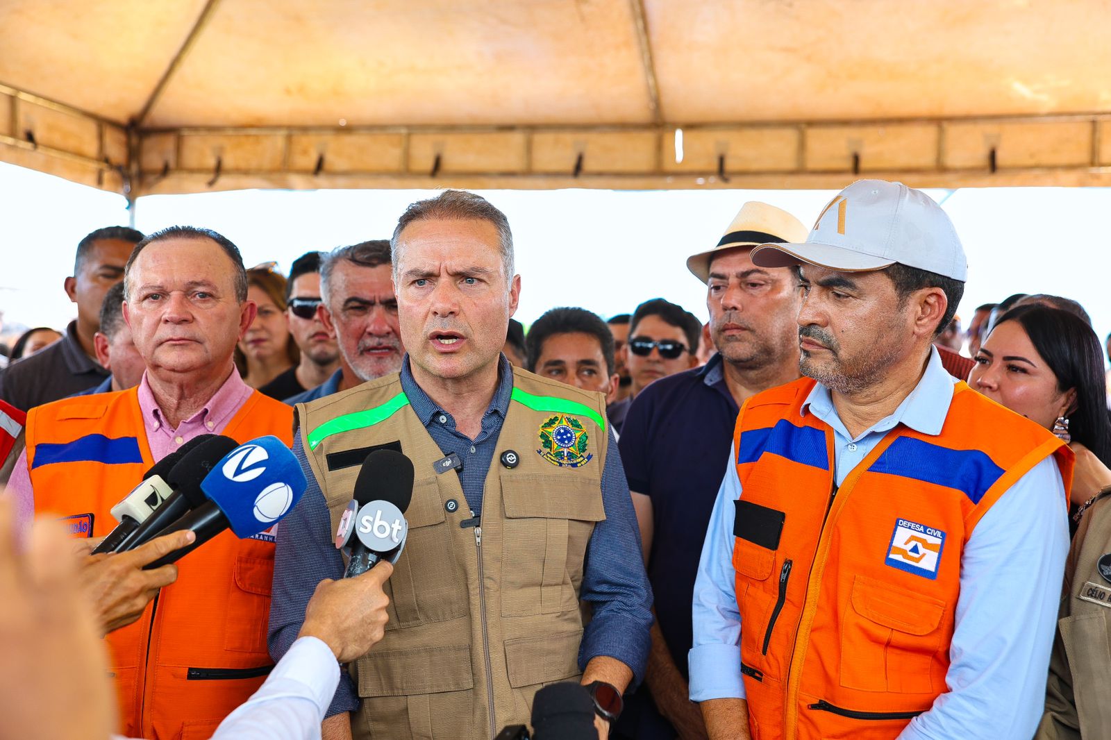 Em coletiva de imprensa, ministro dos Transporte anuncia cerca de R$ 150 milhões para reconstrução da ponte que liga o Maranhão ao Tocantins